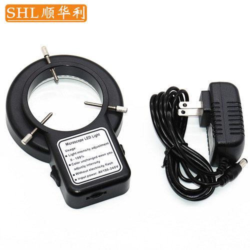 SHL顺华利 显微镜环形灯源 内径61mm LED一体显微镜可调光源环形