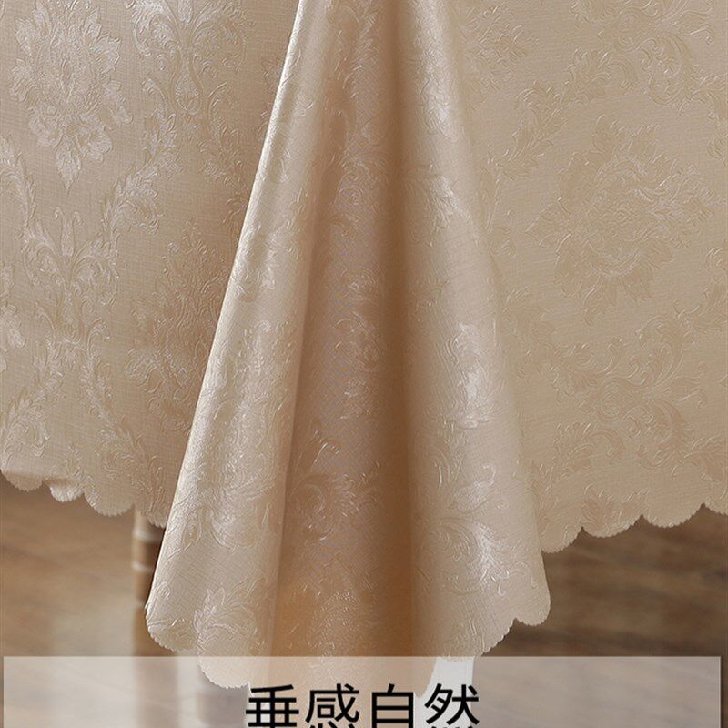 长方形布罩饭店布套座布餐桌布防水防油防烫免洗餐厅桌面方桌布F