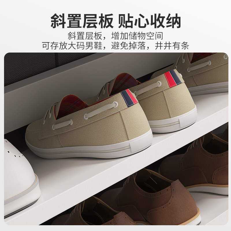 简易鞋架多层超薄经济型家用室内好看鞋柜收纳斜插式门口放省空间