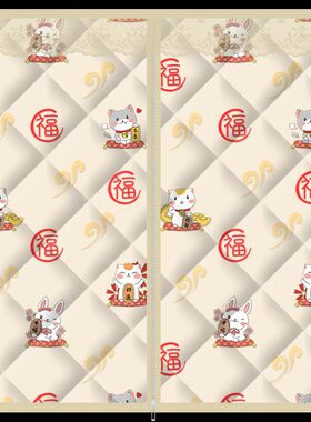 冬季防风窗帘防寒挡风神器棉窗户保暖密封双层加厚保暖门帘保温膜