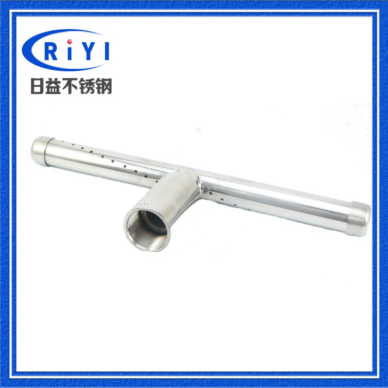 304不锈钢卫生级T型清洗器 T型清洗球带螺帽旋转式清洗球快装焊接