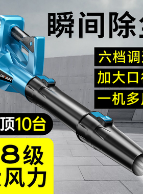 吹风机大功率工业用220v强力鼓风机吹灰尘锂电吹尘器吹灰机吹树叶