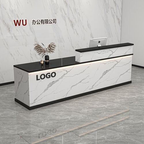 收银台店铺轻奢小型服装店吧台超市柜台简约美容院公司前台接待台