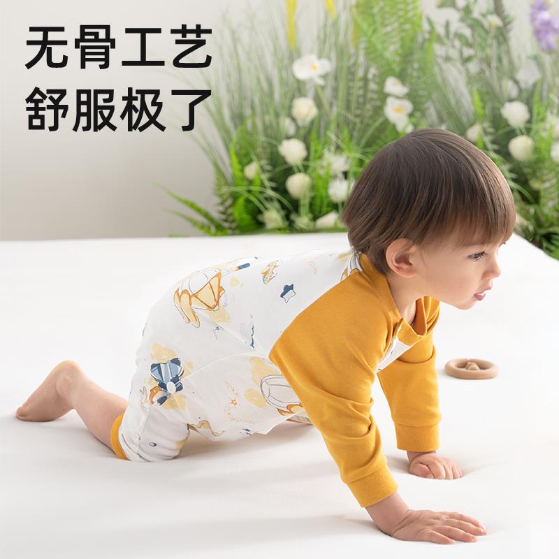 婴儿睡袋春秋冬季睡袍防踢被子神器儿童睡衣男女宝宝睡裙连体衣