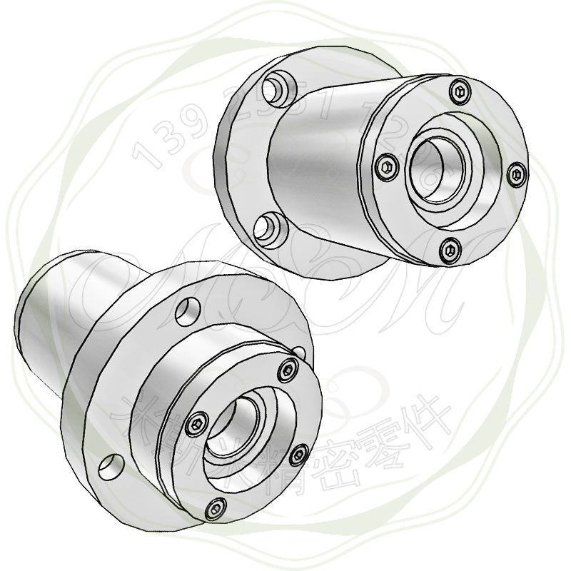 BJB02 双轴承座组件外圈固定嵌入引导式法兰型BJB01 GBGY GBGYB