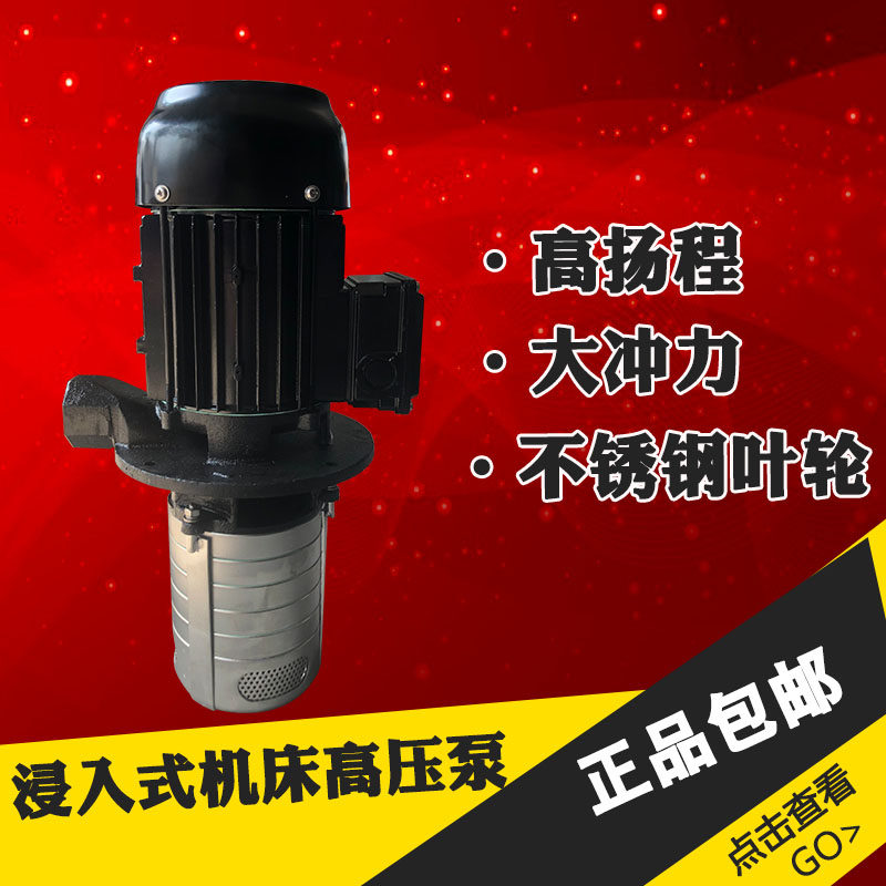 立式水泵高压数控机床泵浸入式多级离心泵加工中心冷却泵COD