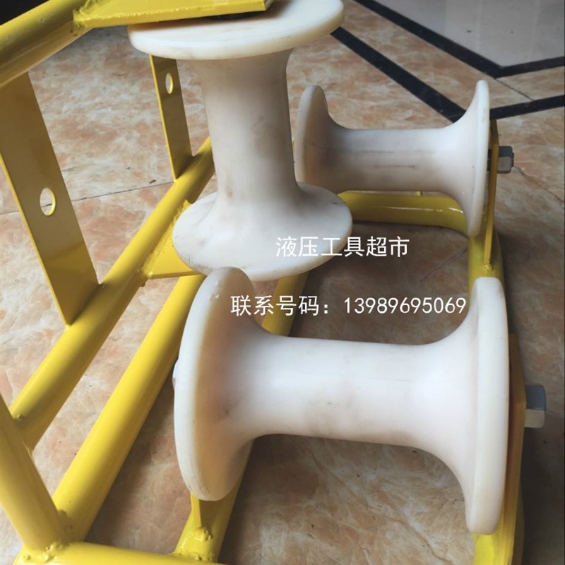 转角滑轮地缆滑轮电缆放线滑轮/转角式尼龙地缆滑轮/转角滑车3轮1