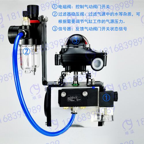 D671X-16气动对夹式蝶阀球墨铸铁气动蝶阀dn150 50 300 100 80