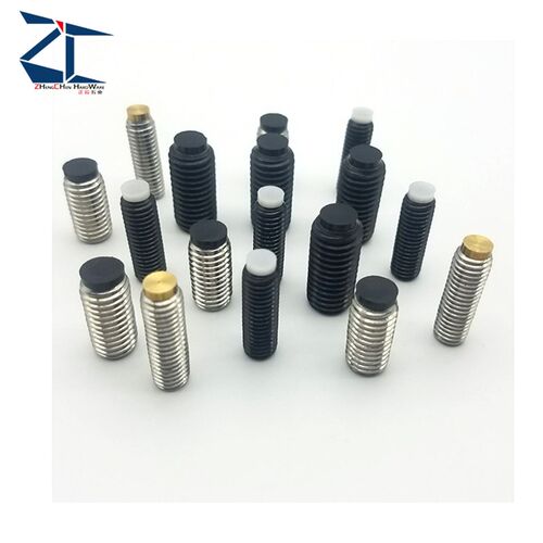 内六角止动螺栓 聚氨酯(白色)防撞头缓冲器替代SBPP8-10