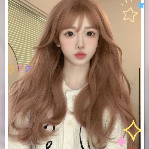 一口喵假发女日常网红长卷发lolita新款夏季自然逼真jk全头套式