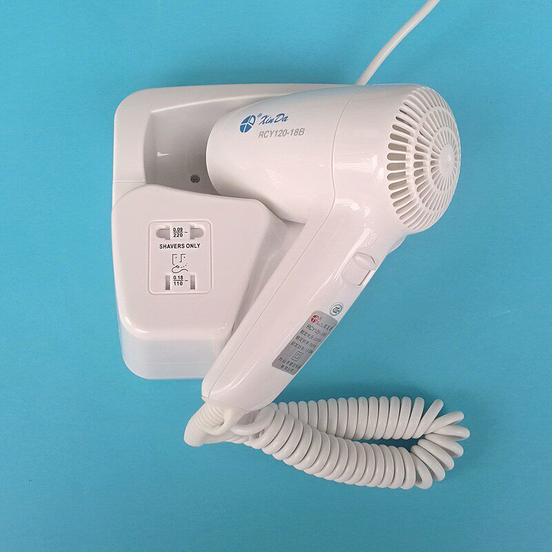 信达RCY120-18B壁挂式电吹风机美发器酒店浴室挂墙式免打孔干发器