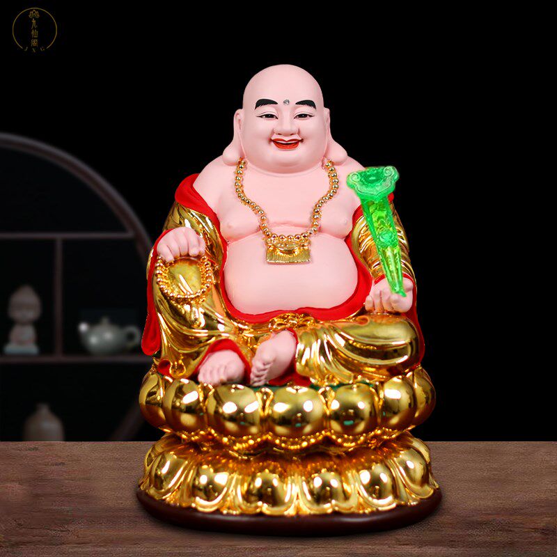 观音菩萨佛像全堂佛一整套娑婆三圣释迦摩尼佛地藏王大肚弥勒笑佛