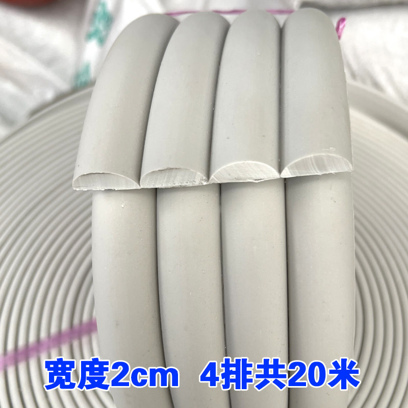 欧式墙面pu仿石膏线条吊顶线背景墙边框装饰造型半圆麻花线条自粘