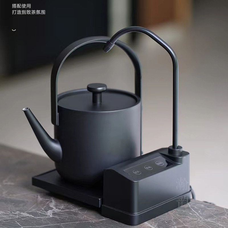 莺歌烧茶道上水器电动家用桶装水抽水手动自动吸水器