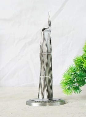 世界高楼吉隆坡新地标建筑金属默迪卡118大厦模型摆件旅游纪念品