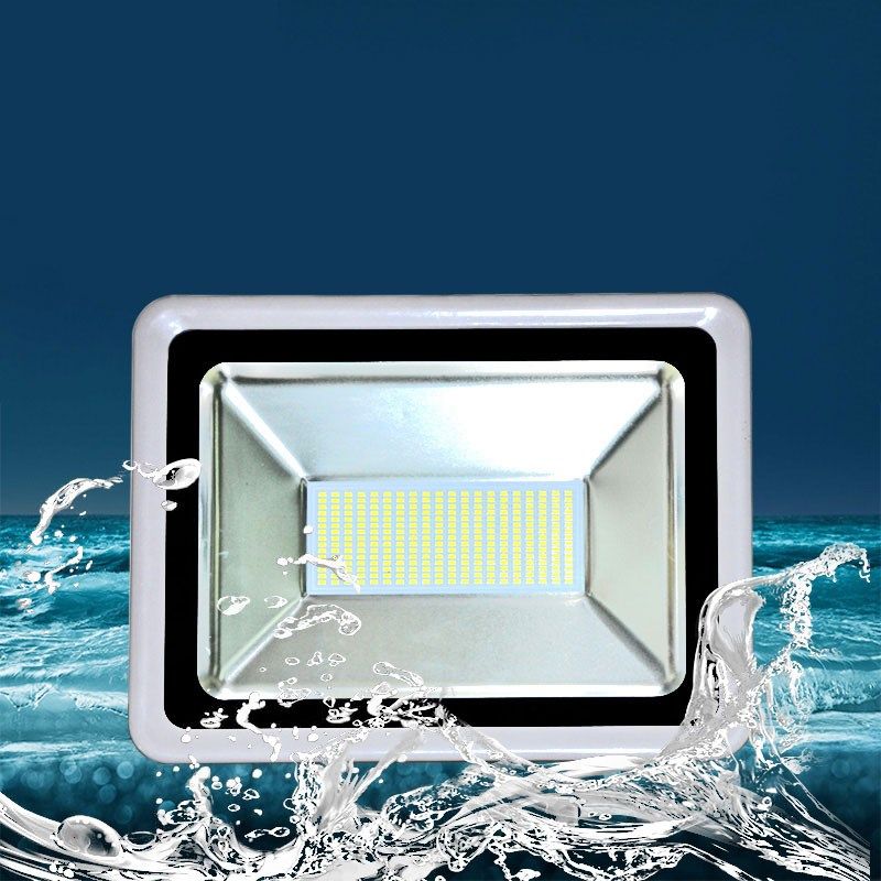 LED投光灯防水150w广告灯室外照明超亮庭院工厂房路灯泛光灯户外