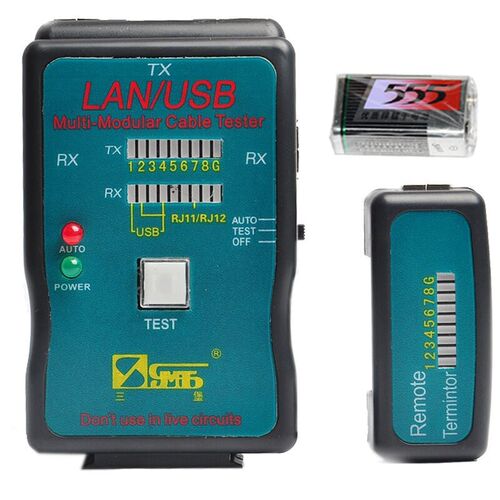 包邮台湾三堡多功能测试仪 CT-168USB 测线仪 网线查线仪送电池