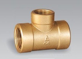 埃美柯650铜异径内丝三通直通DN15xDN20(4分x6分)1/2x3/4专卖店