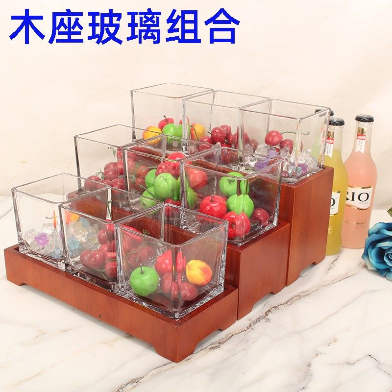 实木甜品台摆件展示架自助餐台寿司蛋糕点心架子木质X冷餐茶歇摆