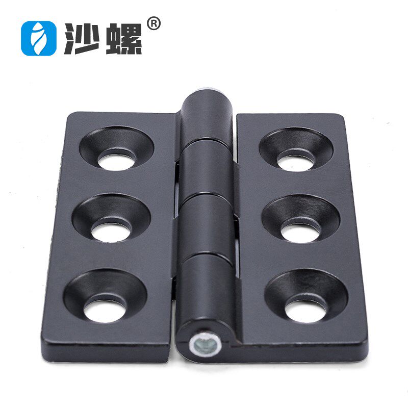 静音箱发电机组门锌合金合页橱柜门开关铰链中弯上下转轴加厚合叶