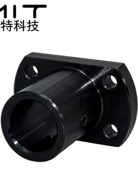 STHCB/ATHC导向轴支座两面切割法兰型支架通孔固定座钢制轴承座