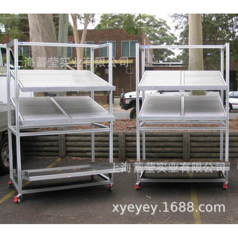 厂家直销工厂现货方形工业铝型材可货架推车工作台