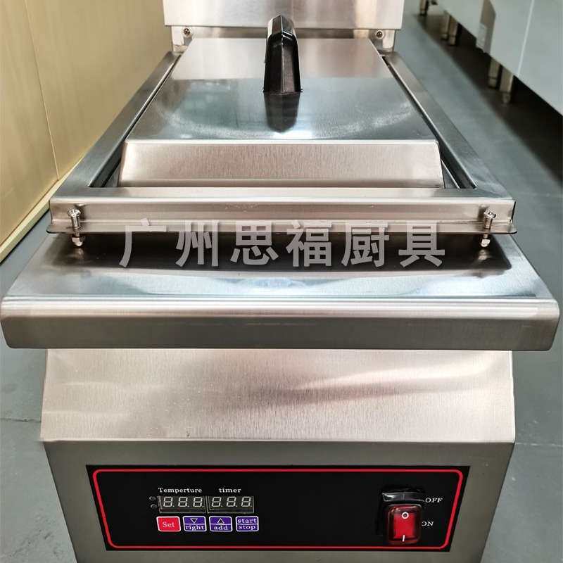 电台式智能煎饺子机商用带计时器日式锅贴炉锅巴生煎炉不锈钢煎盘