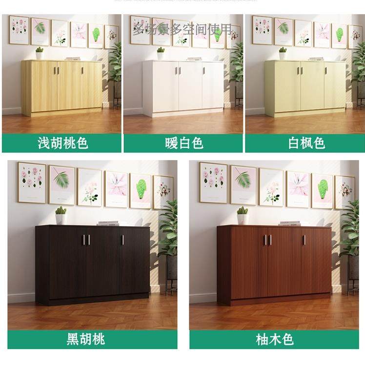简易鞋柜带锁家用门口外面防盗楼道过道60长70高80宽90cm储物柜子