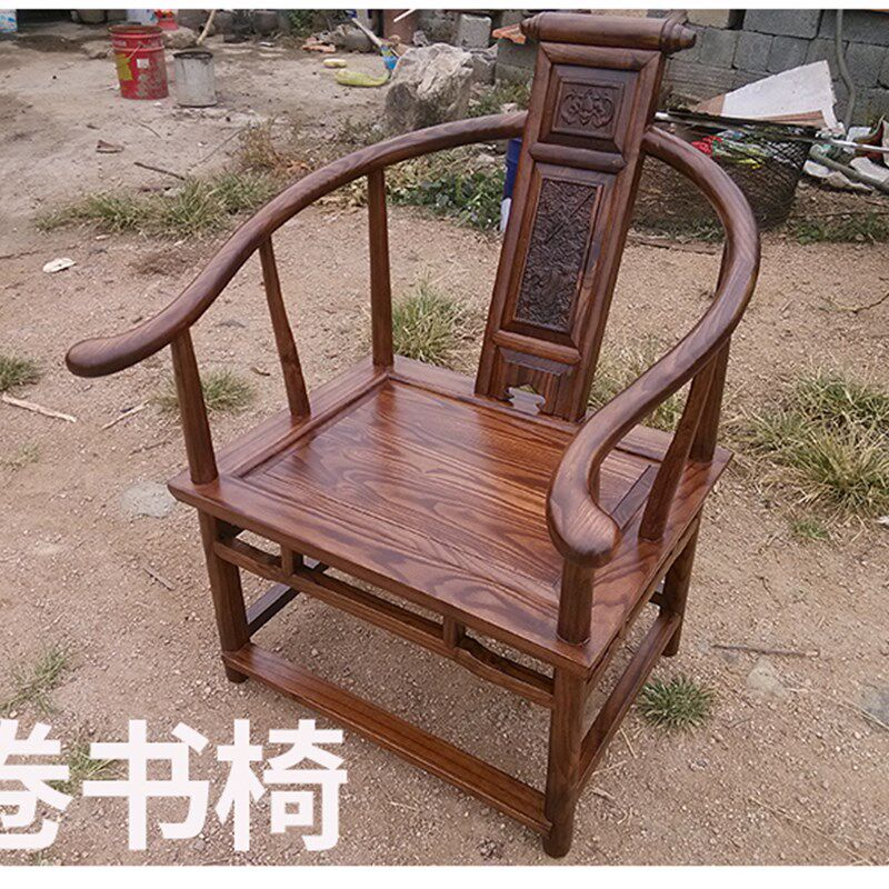 实木小茶桌子阳台组合茶凳子家用原木小圆凳简约矮板凳圈椅沙发椅