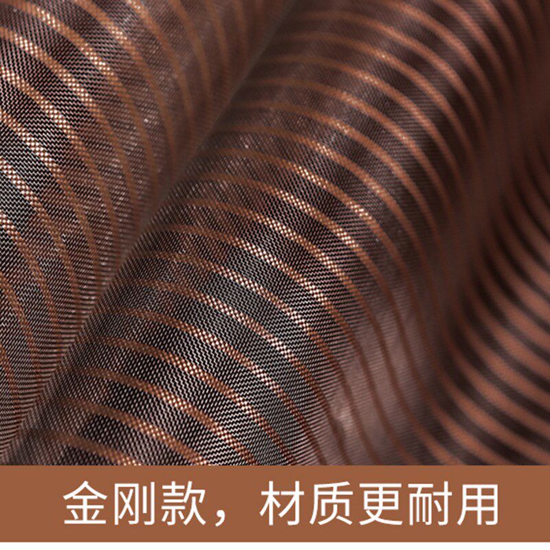 F大门门帘防蚊四季通用磁铁入户门自粘式室外农村金刚网防苍蝇帘