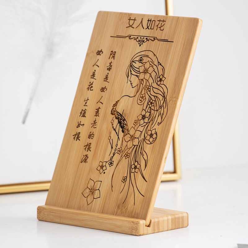 价目表实木理发美容店定制挂墙高档发廊海报价格表制作设计墙贴