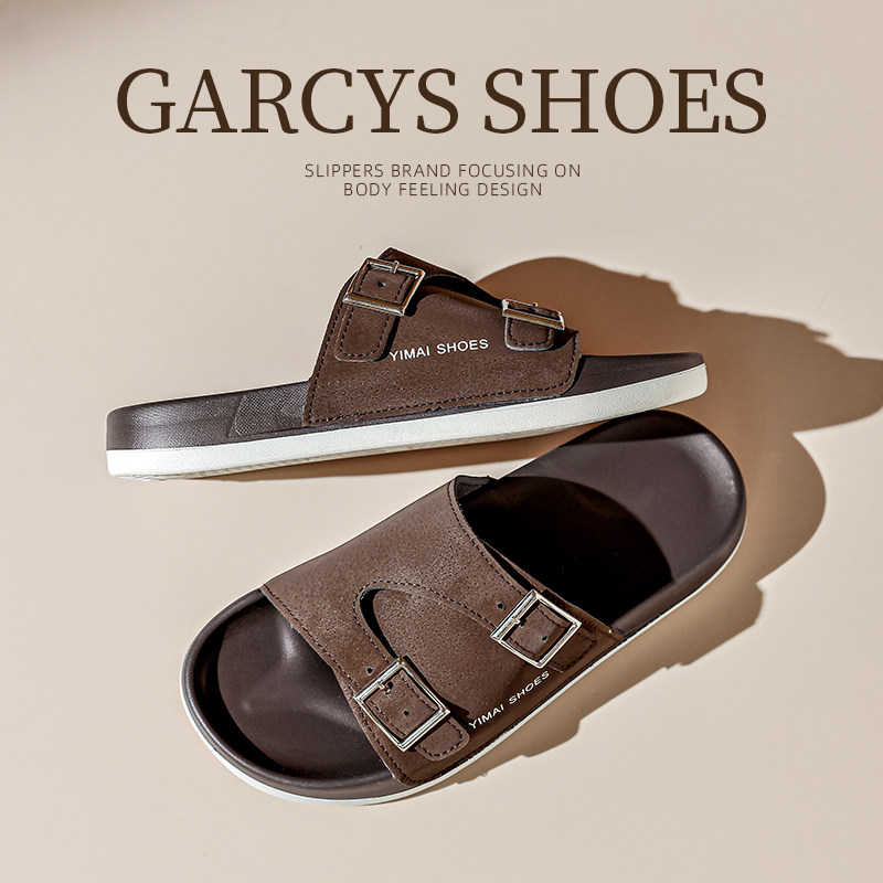 Garcys男款外穿拖鞋休闲时尚