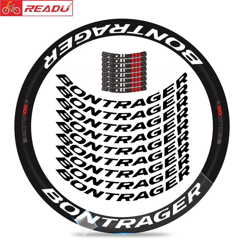 棒槌哥轮组BONTRAGER XXX4公路车轮组车圈P贴纸自行车刀圈贴纸改