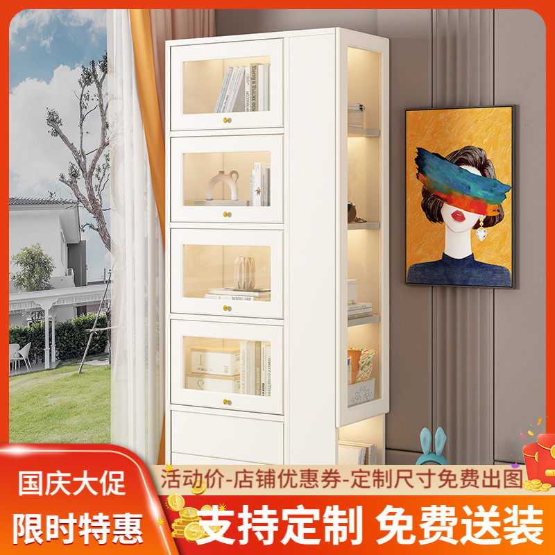 实木飘窗b书柜拐角置物柜书架窗台转角柜子杂物柜阳台收纳柜收纳