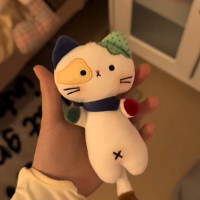 少女心三花猫小乖挂件棉花娃娃可爱挂件超软礼物新款