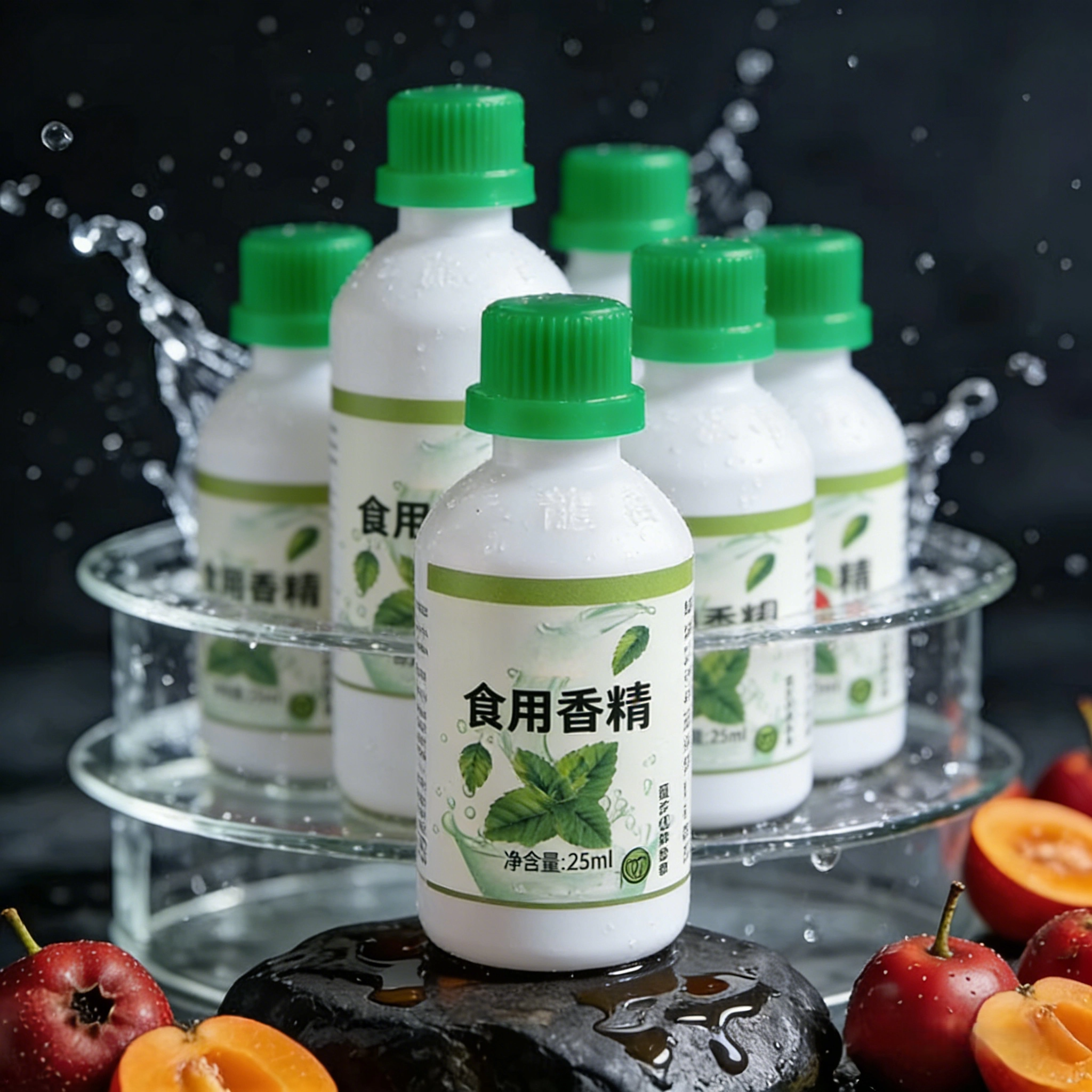 薄荷水可食用老式薄荷汁浓缩型香精烧仙草冰粉自制苏州绿豆汤专用