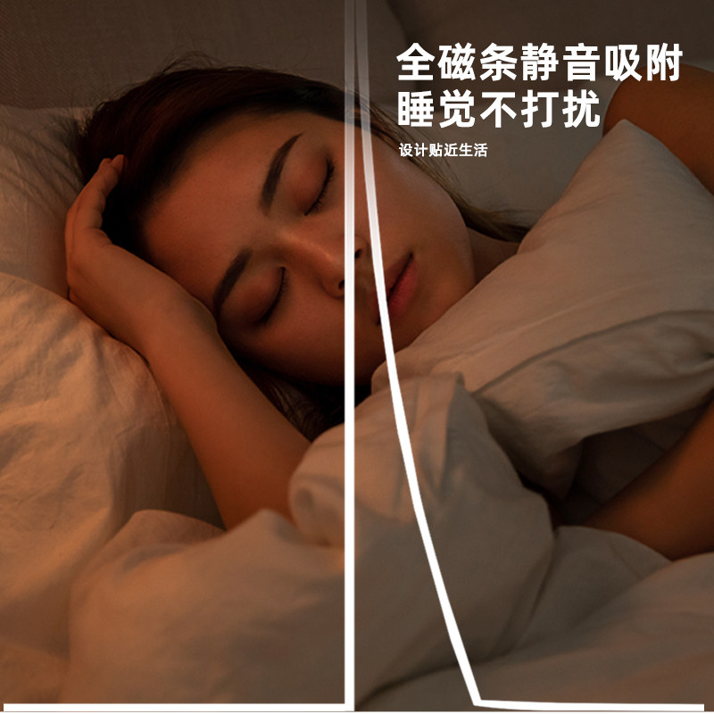 全磁条空调门帘冬季保暖防风家用卧室挡风透明防油烟塑料隔断帘子