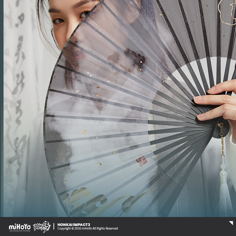 【米哈游/崩坏3】符华云墨B丹心主题折扇 miHoYo