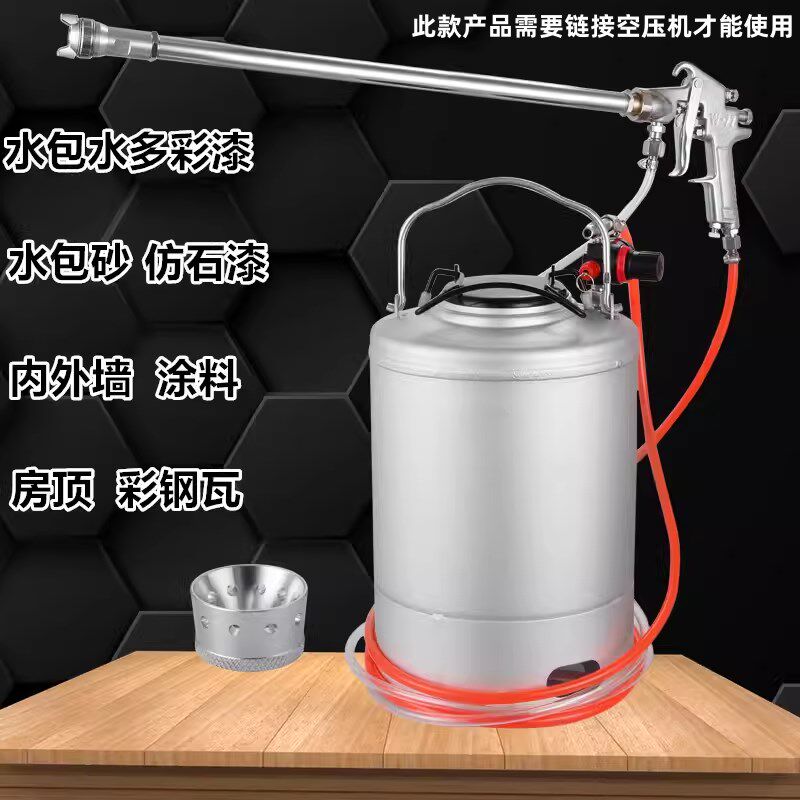 乳胶漆天花板油漆喷枪高压4.0大面积喷涂机家用墙面修复喷枪防水