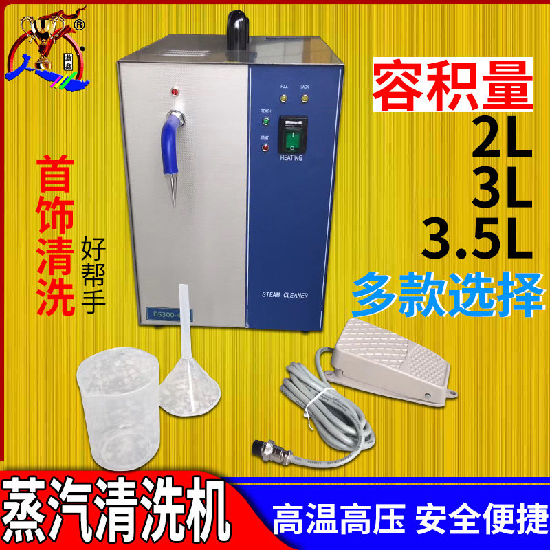 2L小型高压蒸汽清洗机 首饰珠宝蒸汽机清洁机高温喷气机打金工具3