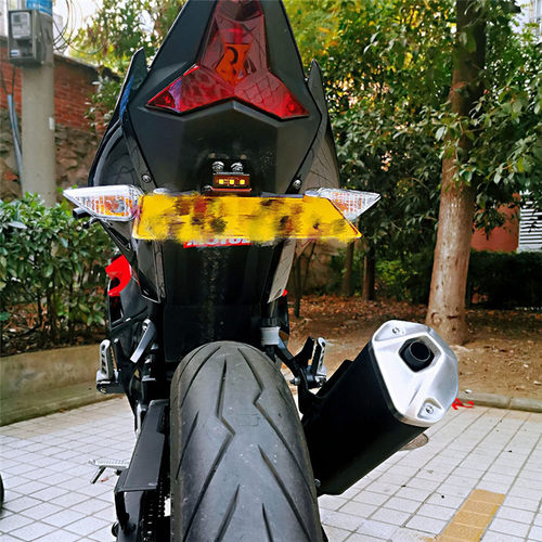 忍者400 NINJA400 Z400 18-22改装短尾车牌架折叠牌照架后车牌架