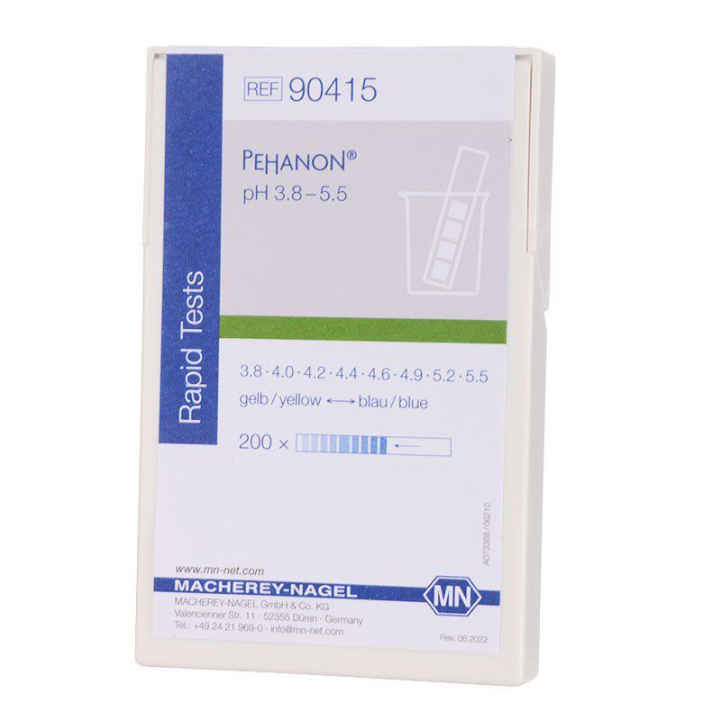 德国MN进口90415测试条电镀用PEHANON精密PH试纸3.8-5.5酸碱90419