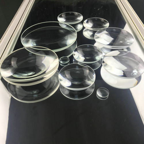 120mm单面凸放大镜片80MM10倍9公分凸透镜检验阅读6厘米焦距包邮