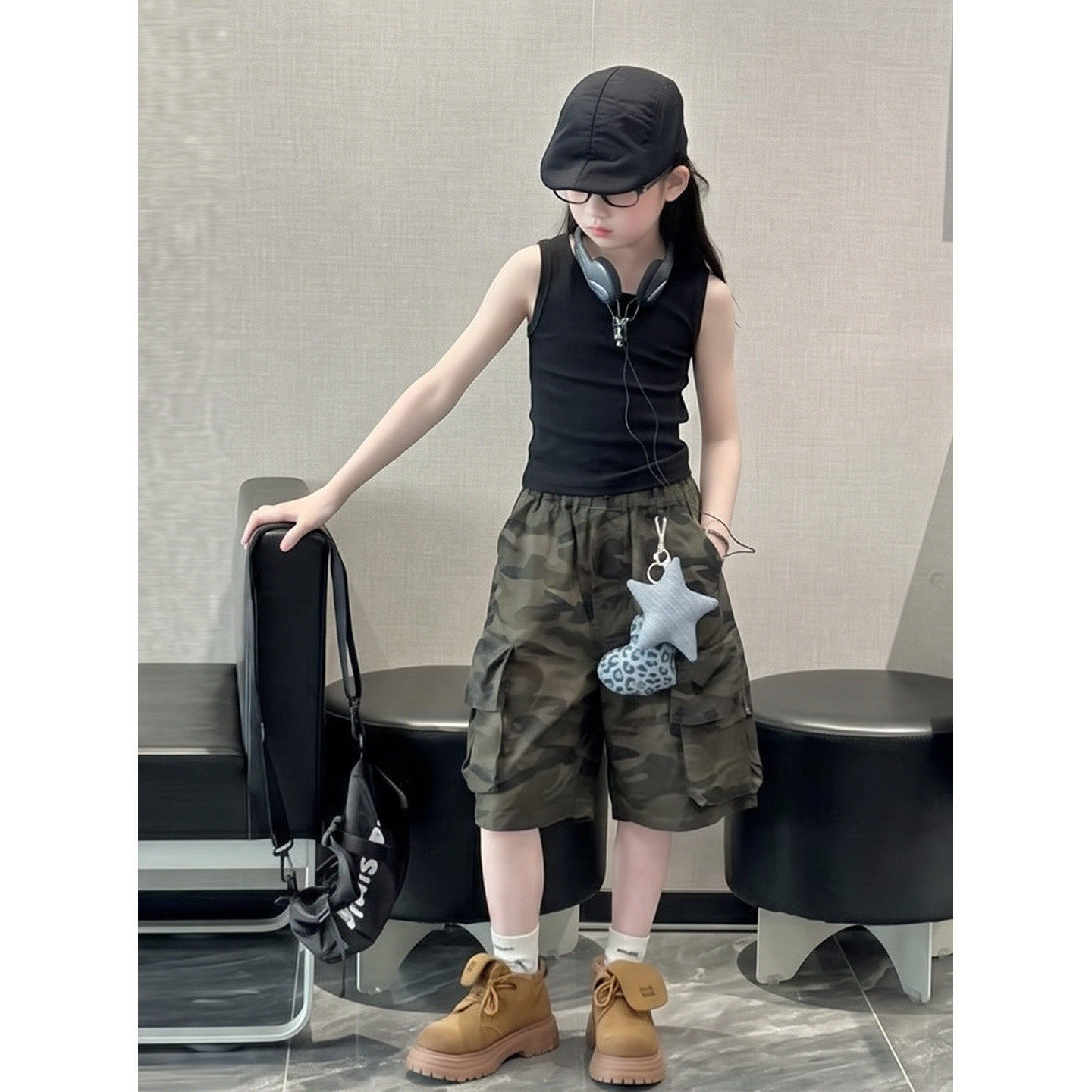 女童夏季套装2026新款儿童韩版夏