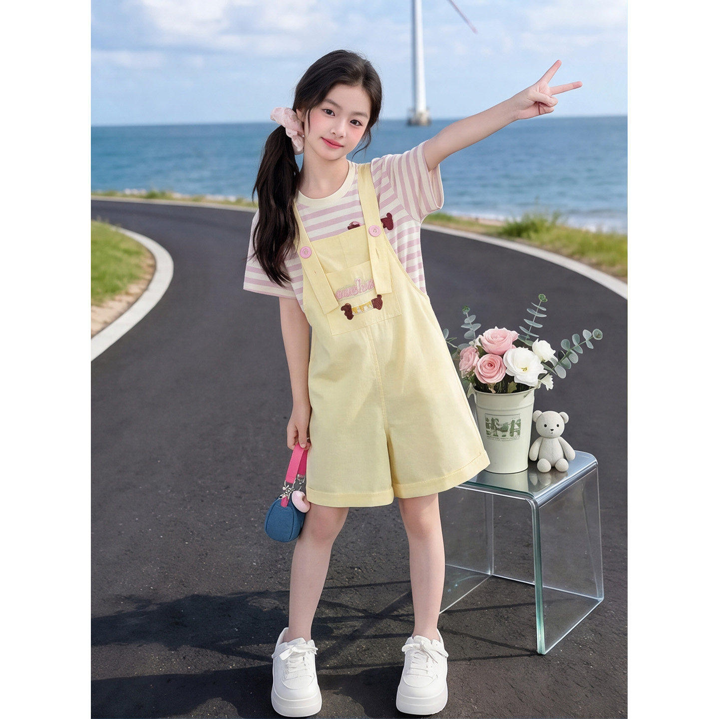 女童套装2026新款夏季儿童洋气