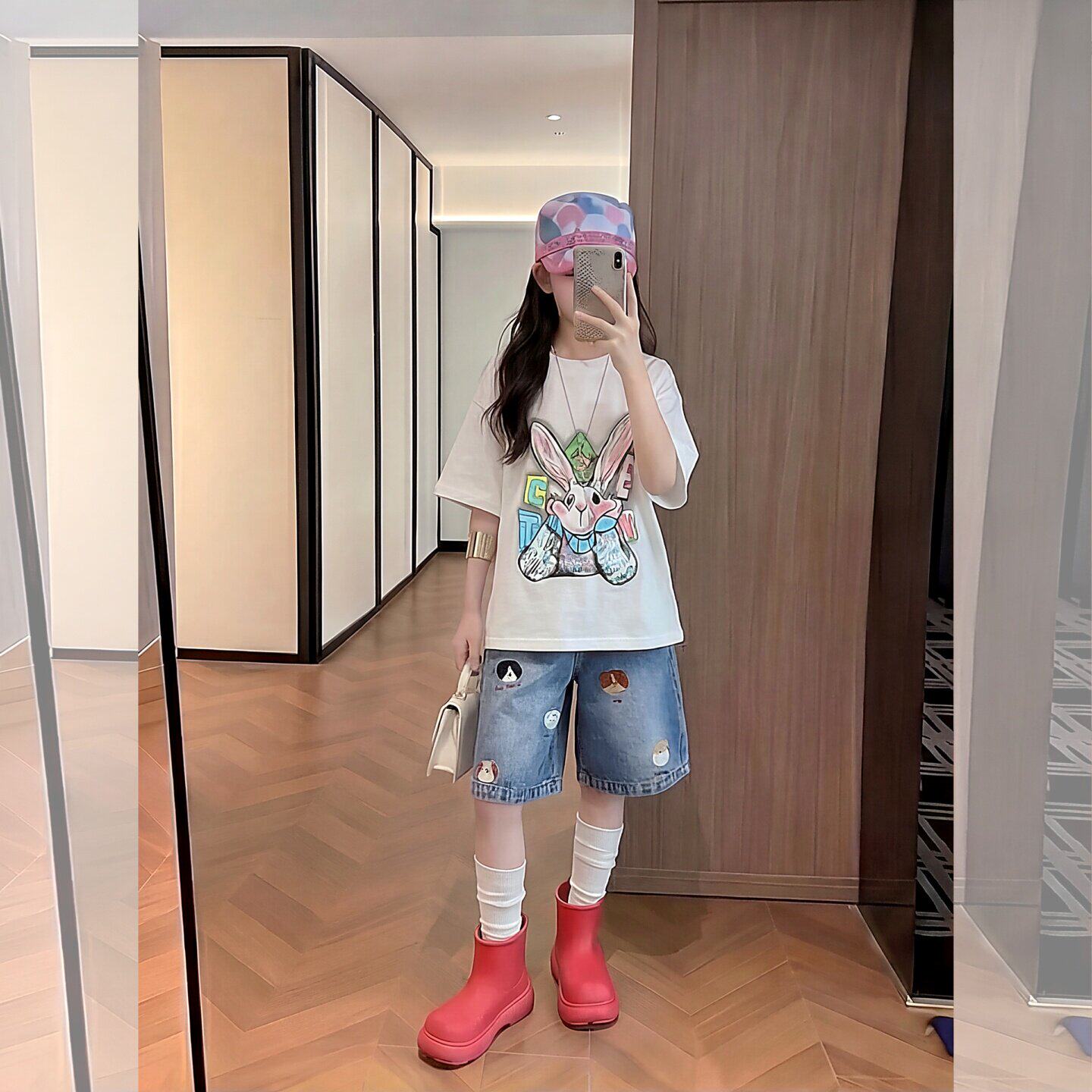 女童短袖夏装套装2026新款洋气女