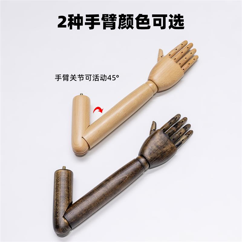 高档竹节麻男女半身假人模特道具A女服装店橱窗模特人偶全身展示