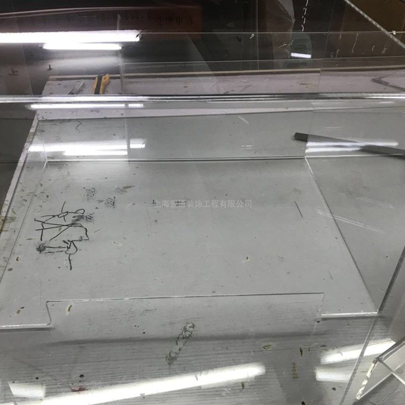 定制任意规格唱机高透o明亚克力防尘罩有机玻璃折弯一体展示防护