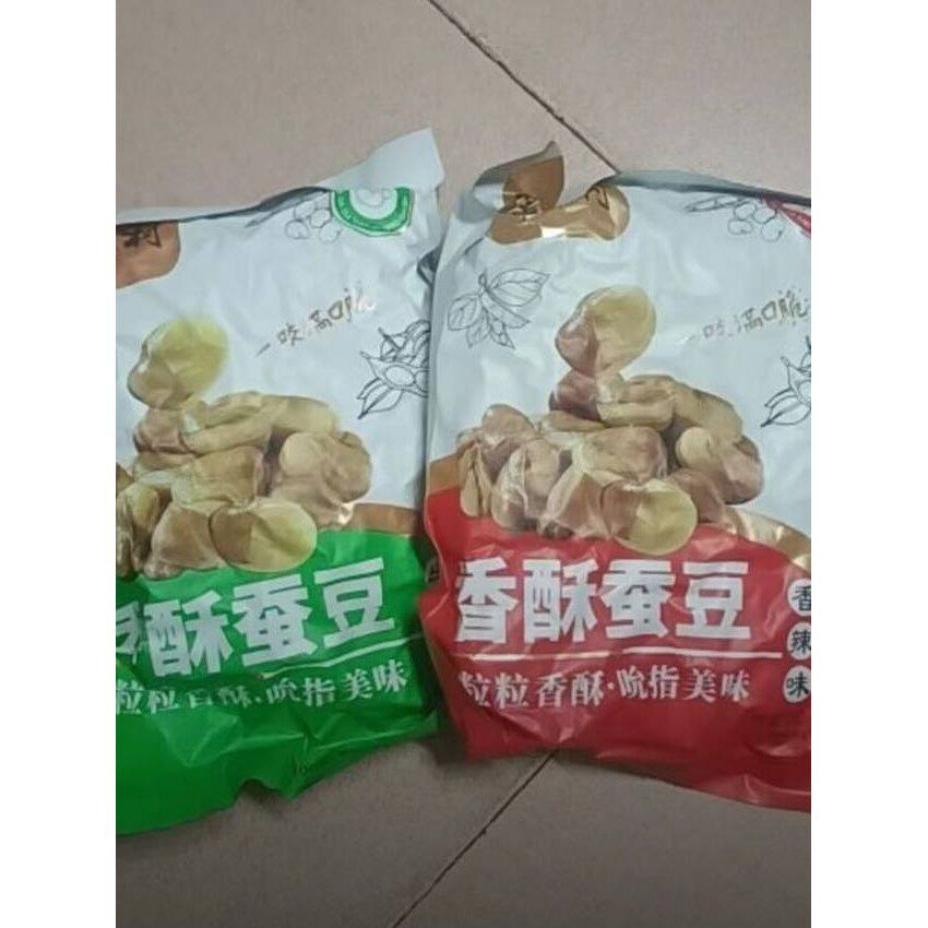 新日期蚕豆牛肉味兰花豆油炸兰花豆香辣下酒下酒菜好吃