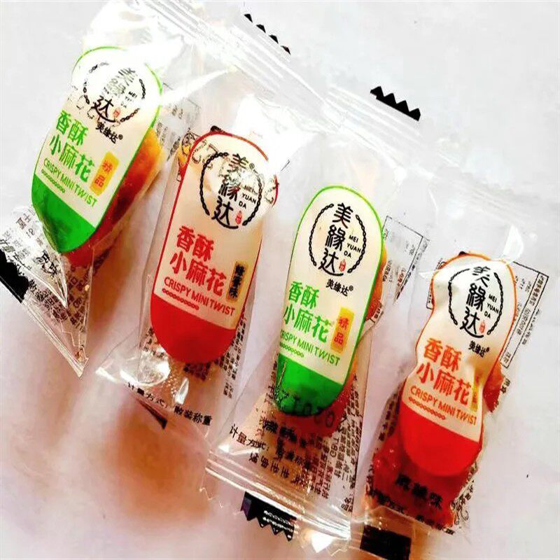 【特价热销】美缘达香酥小麻花手工椒盐红糖牛肉葱香味办公零食